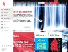 Tablet Screenshot of lavillette.com